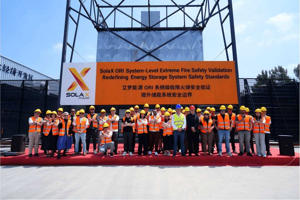 SolaX ORI Energy Storage System Completes Large-scale Fire Test Under Extreme Conditions