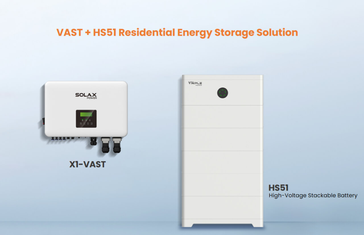 Best Home Battery Australia SolaX X1-VAST + HS51 Best Home Battery Australia SolaX X1-VAST + HS51