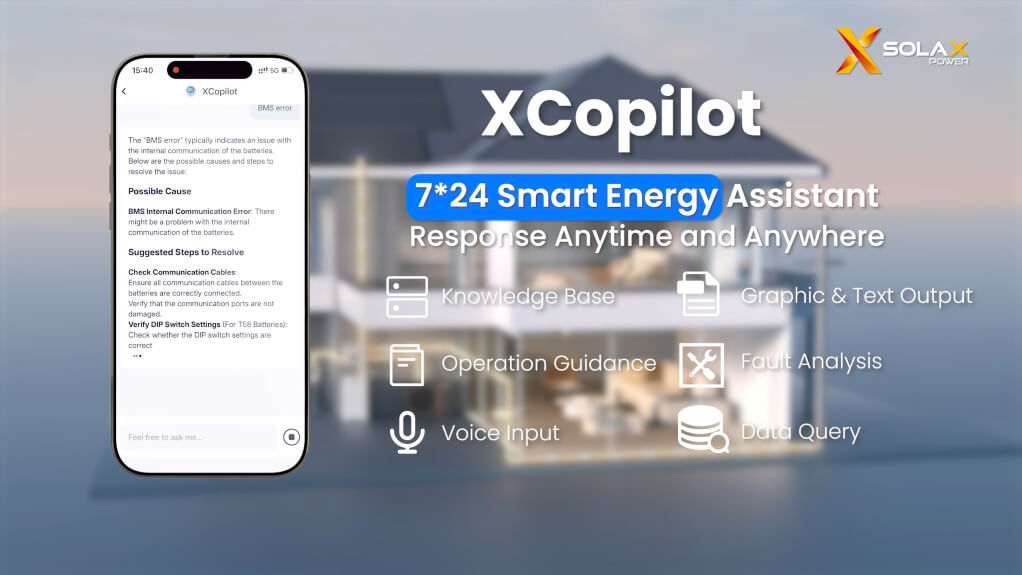 SolaX AI Copilot Smarter User Experience SolaX AI Copilot Smarter User Experience