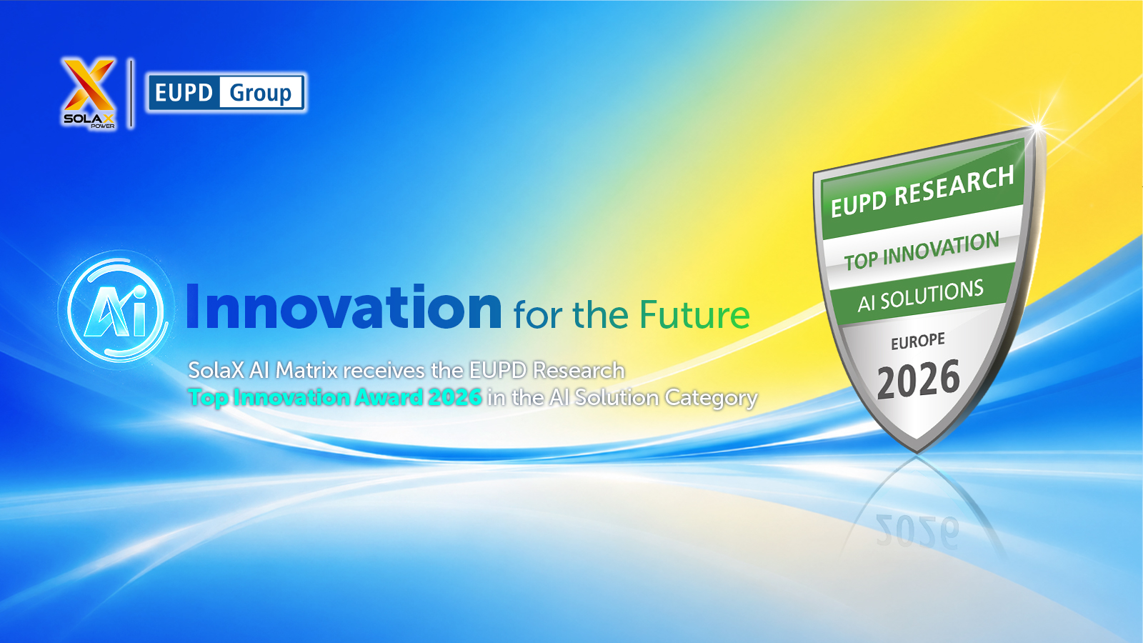 eupd ai solution award for solax eupd ai solution award for solax