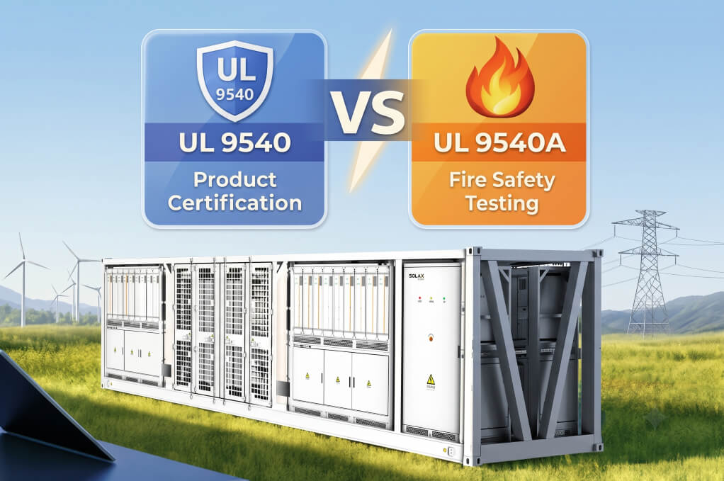 SolaX ORI 5MWh energy storage system UL 9540 certification and UL 9540A testing guide SolaX ORI 5MWh energy storage system UL 9540 certification and UL 9540A testing guide