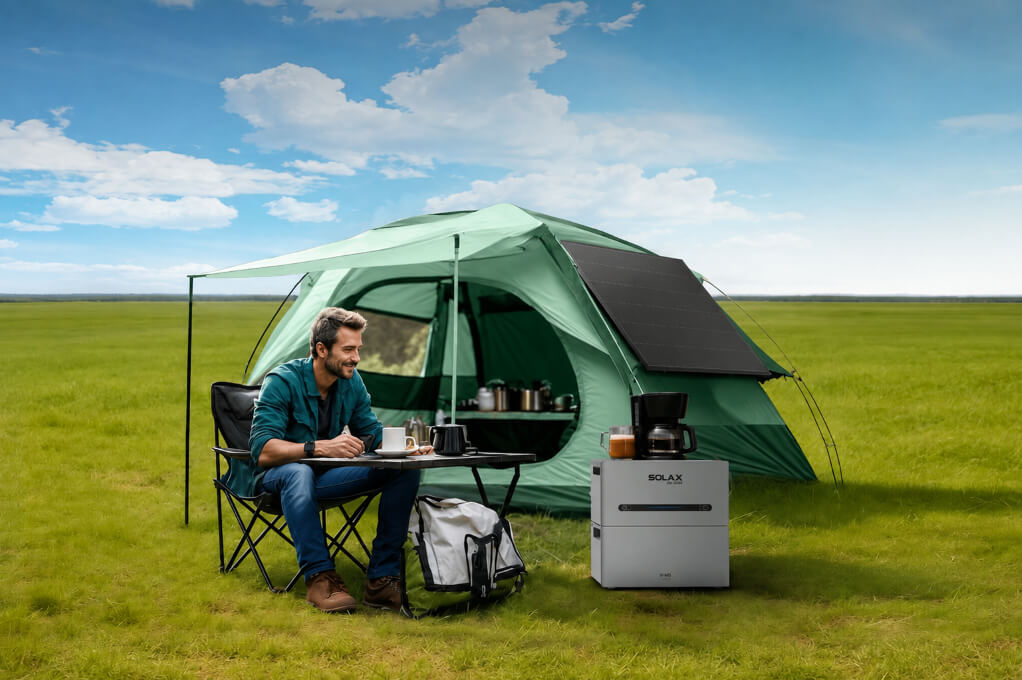 SolaX Spring X-MS 2700 portable solar power station for camping